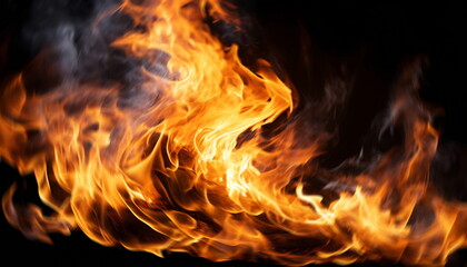 炎のエフェクト抽象背景