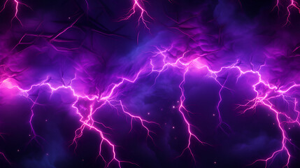 neon lightning banner 