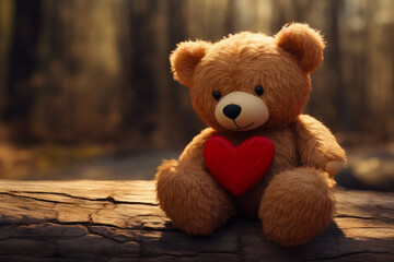 Teddy Bear Love Symbol