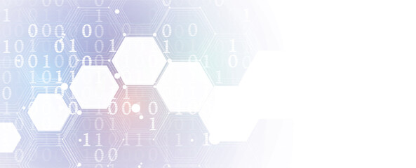 Technology abstract futuristic science background for internet business. Big data concept. Handmade vector art.