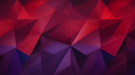 Vivid red and purple geometric pattern with a dynamic 3D feel, perfect for bold and modern designs.