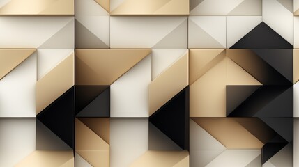 Abstract Minimal 3D Wallpaper with Natural Color Scheme