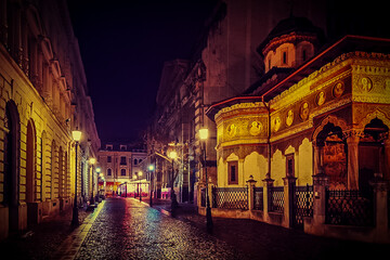 Bucharest - București during autumn and Christmas.