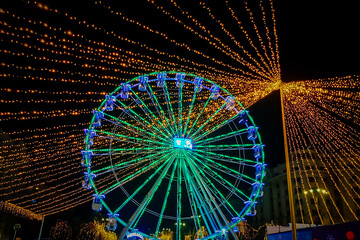 Bucharest - București during autumn and Christmas.