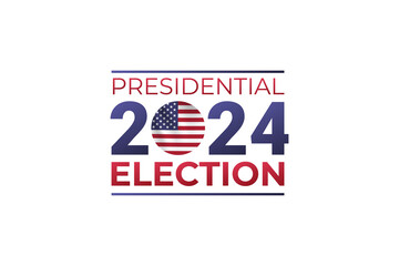 Presidential 2024 Election USA Event transparent background.