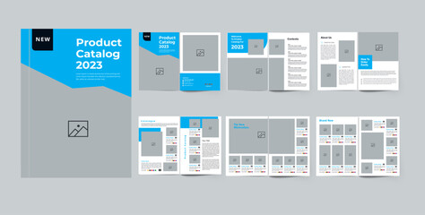 Fototapeta na wymiar Product Catalogue & modern a4 product catalog design template, Minimalist product brochure template design