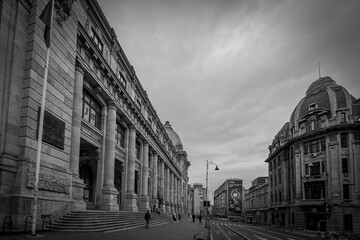 Bucharest - București during autumn and Christmas.