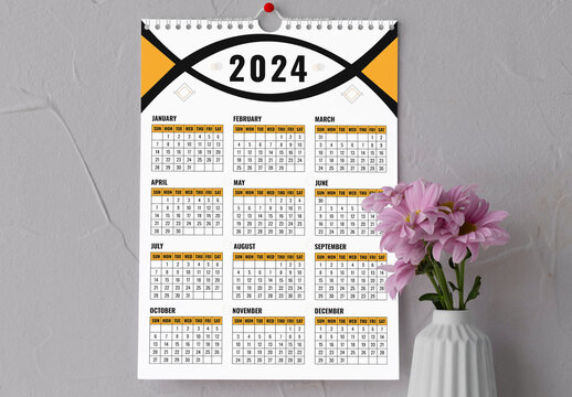 2024 Calendar Template Layout