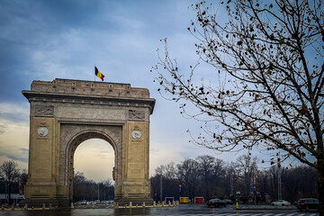 Bucharest - București during autumn and Christmas.
