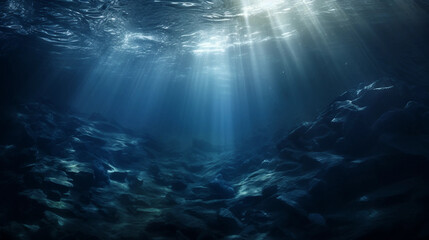 Fototapeta na wymiar Underwater ocean background