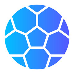 soccer ball gradient icon