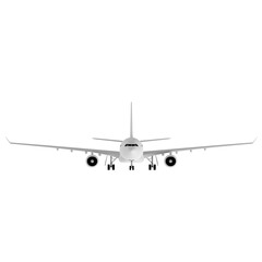 Naklejka premium 3D rendering illustration of an airliner
