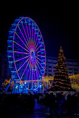 Bucharest - București during autumn and Christmas.