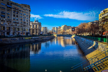 Bucharest - București during autumn and Christmas.