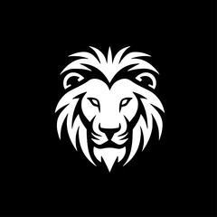 Fototapeta premium Lion - Minimalist and Flat Logo - Vector illustration