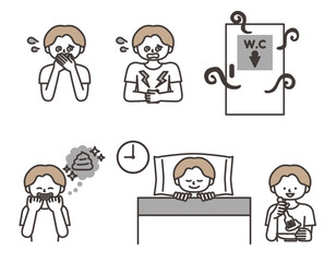 腹痛や下痢から元気になるまで