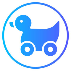 duck gradient icon