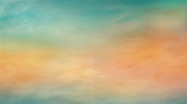 Abstract Pastel Sky with Soft Gradient of Blue and Orange Hues - Perfect for Background and Tranquil Designs