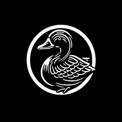 Fototapeta premium Duck - High Quality Vector Logo - Vector illustration ideal for T-shirt graphic