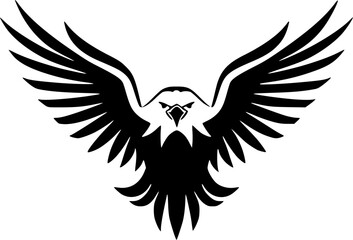 Fototapeta premium Eagle - Minimalist and Flat Logo - Vector illustration