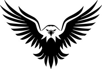 Eagle - Minimalist and Flat Logo - Vector illustration