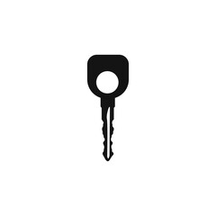 Abstract premium car key vector icon