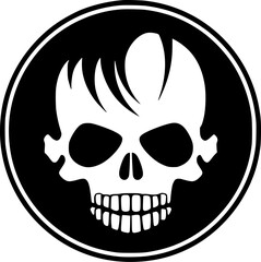 Skull - High Quality Vector Logo - Vector illustration ideal for T-shirt graphic