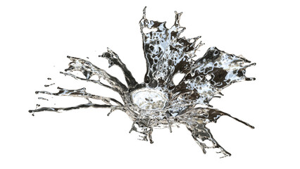 red Sause tomato ketchup swirl blood splash 3d render illustration liquid wave