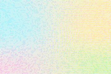 Colorful curved pastel background with square dots.