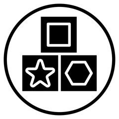 blocks glyph icon