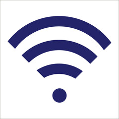 Vector Illustration of Grey Wifi Icon.