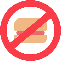 No Junk Food Icon
