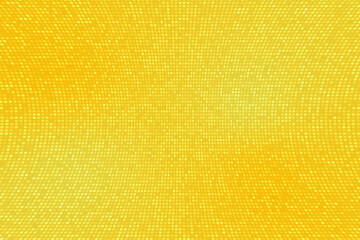 Abstract yellow background with curving dot lines.