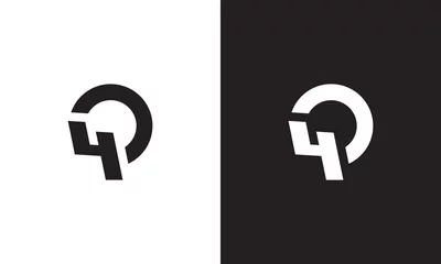 Fotobehang 40 logo, monogram unique logo, black and white logo, premium elegant logo, letter 40 Vector   © fsyah_design