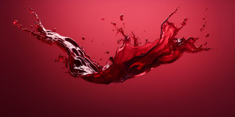 Red Wine Splash Images for Impact,AI Generative 