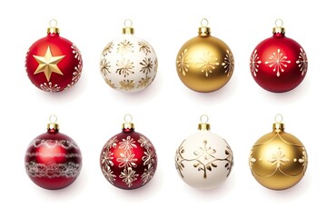 Colorful Christmas Background with Festive Decorations