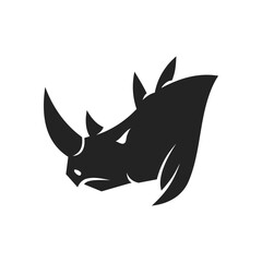 rhino logo template Isolated. Brand Identity. Icon Abstract Vector graphic