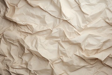 Obraz premium texture of crumpled aged paper. craft package background