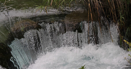 Waterfall, River, Krka Natural Park, Near Sibenik in Damaltia, Croatia