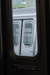 NYC subway public transportation copy space background image