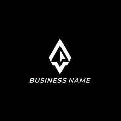 logo design creative triangle arrow