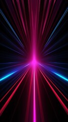 Colorful Neon Lines Illuminate with a Dynamic Glow, Perfect for Web Backgrounds