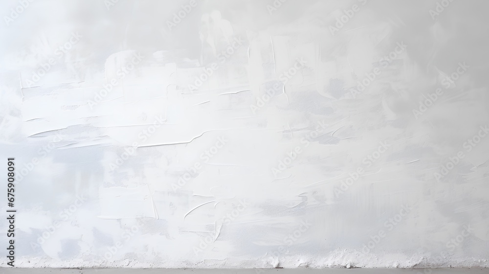 Poster concrete block wall painted in a coat of white paint, providing ample copy space for text or design 