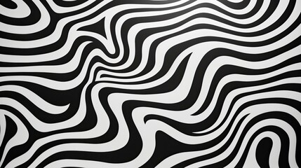 Abstract Black and White Pattern Texture Background.
