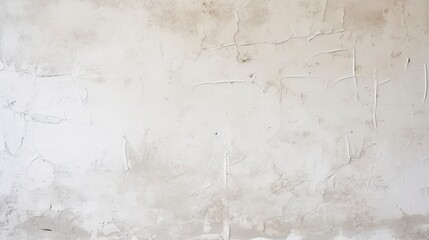 White Plastered Wall Background Textured Surface in Minimalist Design.