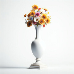 A Simple Vase with flowers