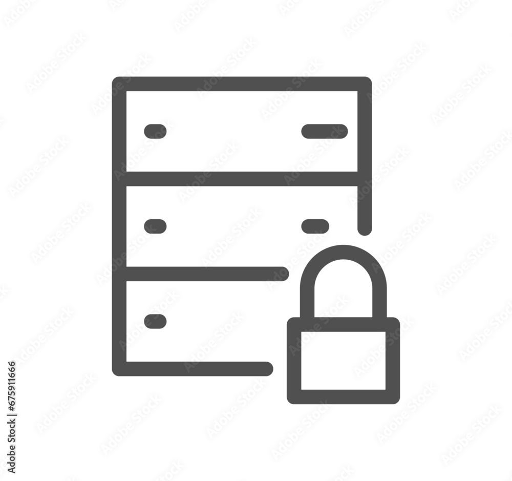 Poster hosting and web graphics related icon outline and linear vector.