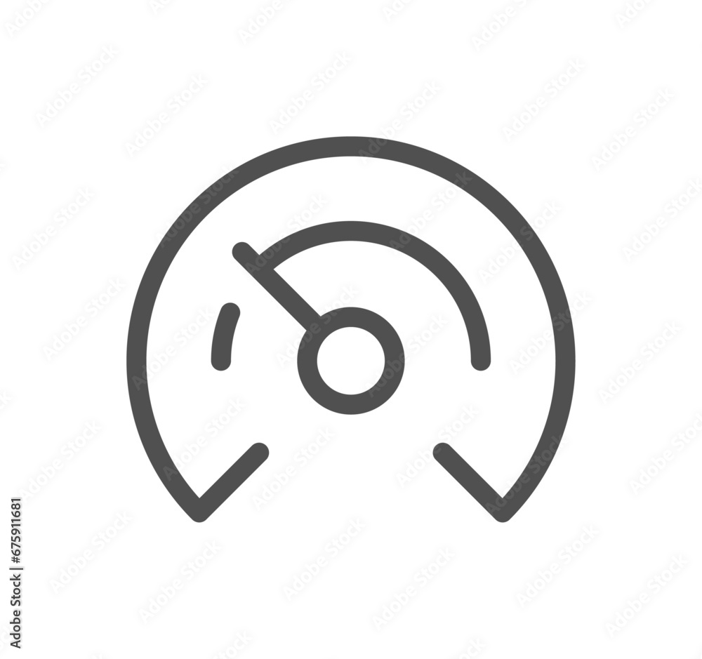 Poster hosting and web graphics related icon outline and linear vector.