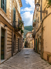 Sant'Agata de Goti, Italy - one of the most beautiful villages in Southern Italy, Sant'Agata de Goti displays several narrow alleys and corners