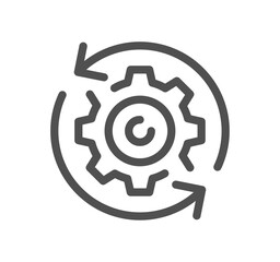 Hosting and web graphics related icon outline and linear vector.